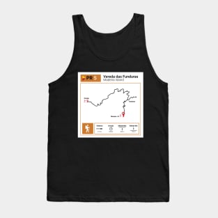 Madeira Island PR5 VEREDA DAS FUNDURAS trail map Tank Top